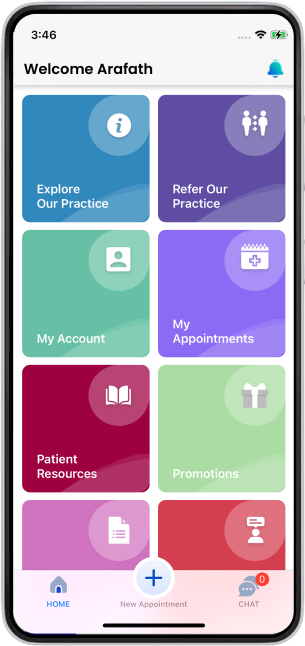 Mobile dental practice management software