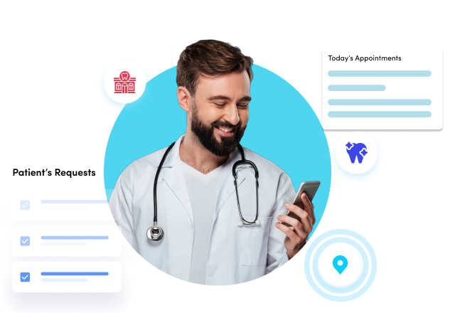 Mobile dental practice management software