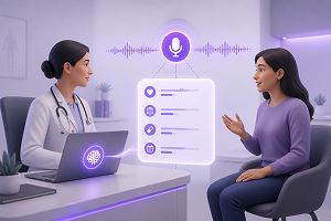 Real-time AI transcription interface