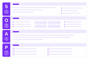 AI generated SOAP clinical note