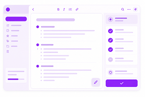 Provider reviewing AI clinical notes