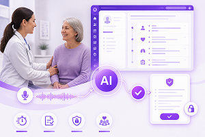 Completed AI documentation saved to patient record