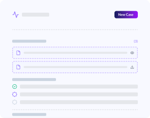 Clinical workflows interface showing treatment and care processes