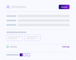 Patient data dashboard interface showing records and system overview