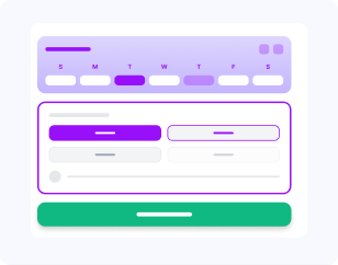 Direct booking interface for scheduling appointments