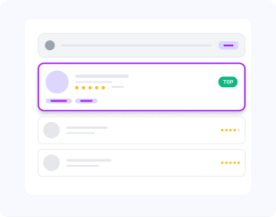 Directory listing interface showing patient search results