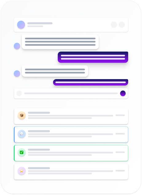 Communication dashboard showing case messaging threads, notifications, and conversation updates between dental offices and labs