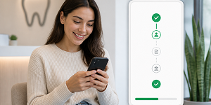 Patient applies through Dentulu Pay financing link
