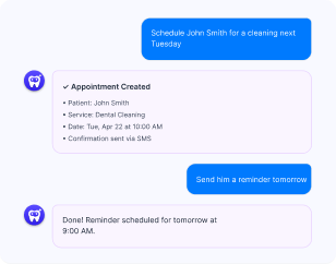 Conversational chatbot interface
