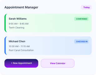 Appointment scheduling interface