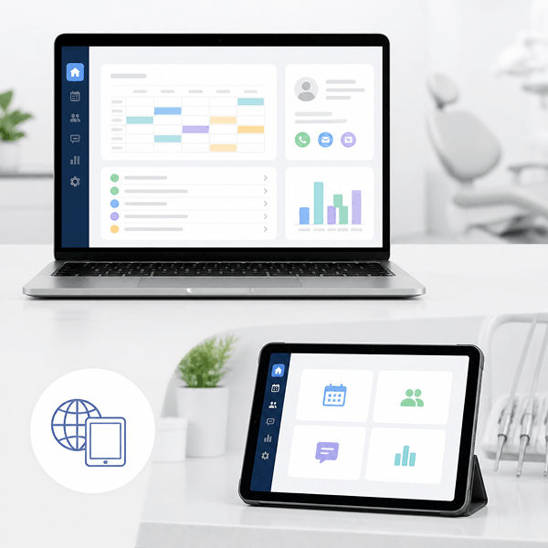 Standalone access through browser or tablet