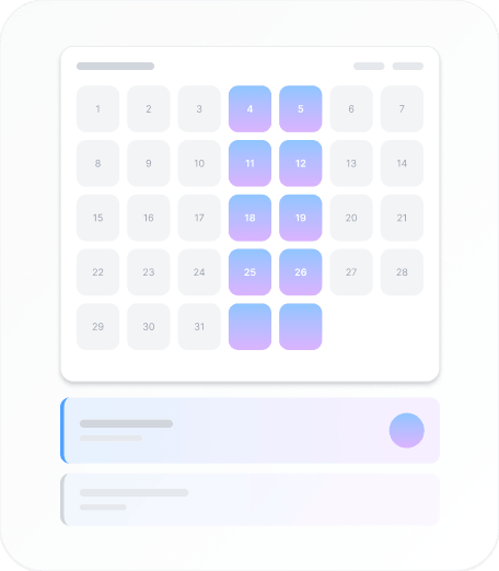 Scheduling and patient intake interface