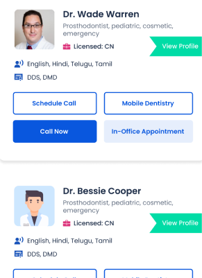 Dentist reviewing patient images in dashboard
