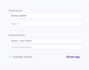 Consent forms preview
