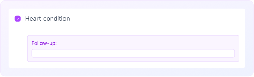 Conditional logic form UI