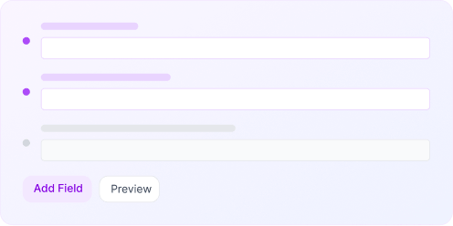 Customizable form templates UI