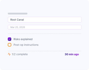 Treatment specific forms preview