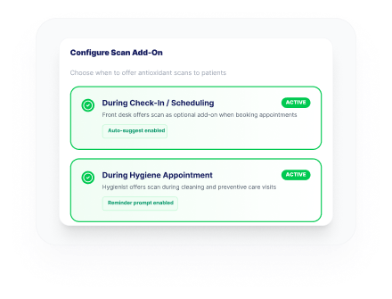 Workflow setup screen