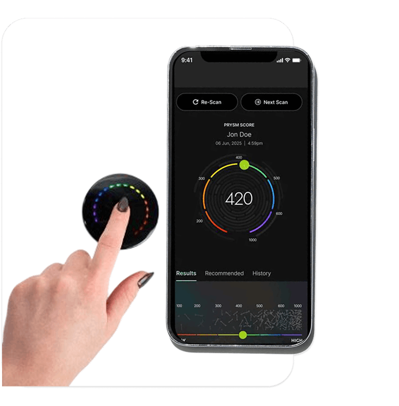 Prysm IO Device and App Interface