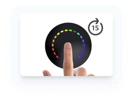 Complete scan interface