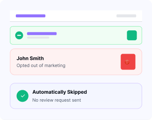 Opt-out respected system