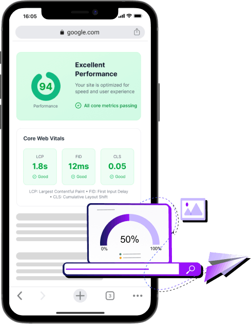 Technical SEO site audit interface