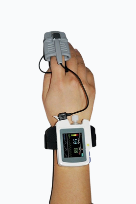 Home sleep test monitoring device