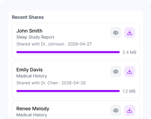 Shared patient records between providers